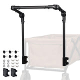 Adjustable Wagon Push Handle Attachment Fit for Round & Square Frame Wagons