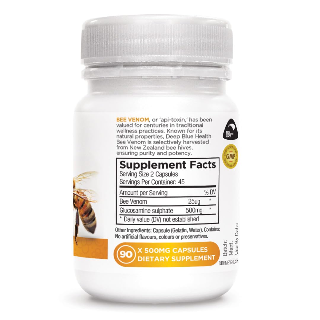 Bee Venom 500mg (90 Caps) + Joint Health