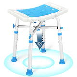 Bariatric Shower Chair 500lbs,Padded Shower Stool for Inside Shower,Shower Bench with 6 Height Adjustable Tube,FSA/HSA Eligible