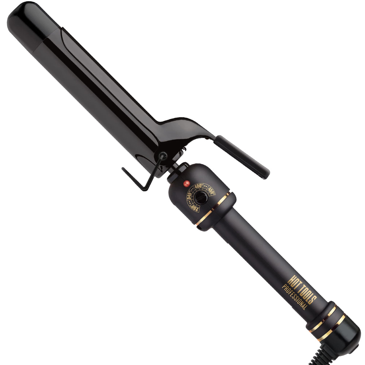 HOT TOOLS Pro Artist Black Gold Curling Iron, 1-1/4 inch