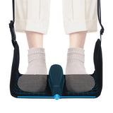 Airplane Foot Hammock, Foot Hammock for Travel Accessories with Ergonomic Removable Foot Divider Design, Airplane Foot Rest, Premium Comfortable Memory Foam & Hardboard for No Feet Clashing