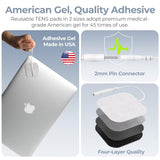 AUVON 4 Outputs TENS Unit Muscle Stimulator with 24 Modes & Intuitive Operation Design, FSA & HSA Eligible, TENS Machine with 10 TENS Pads, Electronic Pulse Massager for Back Pain Relief Therapy