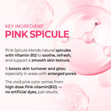 Dr.Melaxin Cyano Pink Spicule Serum with Vitamin B12, Liquid Microneedle Facial Treatment for Enlarged Pores, Niacinamide for Texture Refining & Renewal, 1.01 fl.oz