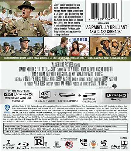 Full Metal Jacket (4K Ultra HD + Blu-ray) [4K UHD]