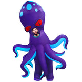 Danxilu Inflatable Costume Adult Full Body Blow Up Octopus Costume Animal Cosplay Men Women Funny Inflatable Halloween Costume Theme Party Christmas Birthday Holiday