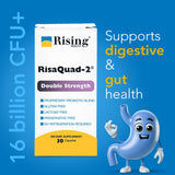 Risaquad-2 Probiotic Dietary Supplement -375mg Pack of 30 Capsules