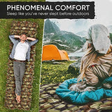 POWERLIX Camping Sleeping Pad - Ultralight Inflatable Camping Mattress Sleeping Mat for Backpacking, Hiking, Compact Lightweight Sleeping Pad, Inflation Bag/Repair Kit Included