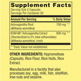 H4U 4 TOP Care Ashwagandha Dietary Supplement, 1300 mg, Stress Relief and Mood Enhancer, 60 Vegetarian Capsules