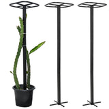 Yohsnor 2PCS 50" Metal Dragon Fruit Trellis,Durable Vertical Garden Support