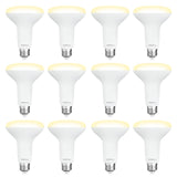 DEGNJU 12 Pack BR30 LED Recessed Light Bulb, Dimmable Indoor Flood Light Bulbs CRI80 7W Equivalent 65W 2700K Soft White 650 Lumens, 15000 Lifetime Hours E26 Base LED Can Light Bulb, Flicker-Free
