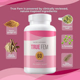 TRUE FEM 13-in-1 Vitamin ，Truefem 13-in-1 Capsules Vegan, Non-GMO – Botanical Blend for Women’s Daily Balance