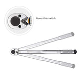 Amazon Basics 1/2-inch Drive Click Torque Wrench, 20-150 foot-lb, 27.1-203.5 Nm, Sturdy Construction with Storage Case