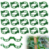 100 Secured Plastic Plant Clip, New Reusable Plant Support Clips Plastic Clips Tomato Clips for Securing Plants for Climbing Plants, Grape, Vegetable Stems (100 Pcs)