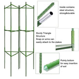 4 Pack Tomato Cage Plant Support Assembled -48inch Vegetable Trellis,Assembled Multi-Functional Garden Trellis Garden Trellis for Climbing Vegetables,Climbing Plants, Vegetables, Flowers, Fruits, Vine