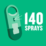 Listerine Freshburst Pocketmist Fresh Breath Oral Care Mist, Non-Aerosol Sugar-Free Minty Breath Refresher Spray to Kill 99% of Bad Breath Germs, Portable, Spearmint Flavor, 7.7 mL, 6 Sprays