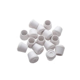 Furnigear Chair Leg Tips Caps Non-Slip Rubber Leg Tips 1-1/4” Inner Diameter Chair Leg Floor Protectors Round White, 24 Pack
