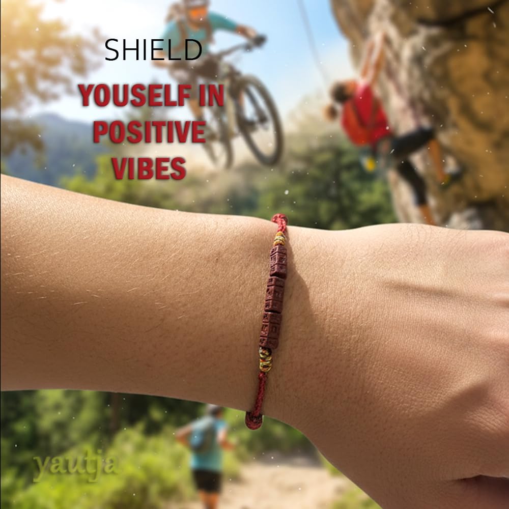 Yautja Tibetan Buddhist Red Buddha Spiritual Protection Red String Bracelet