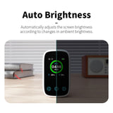 Rechargeable CO2 Alarm Travel/Camping Carbon Dioxide Warning with Temperature/Humidity Display Portable CO2 Meter Carbon Dioxide Warning