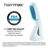 Hairmax Ultima 12 Classic LaserComb- (FDA Cleared) Laser Hair Regrowth Treatment Device for Men & Women - Reverses Thinning Hair Loss - Red Light Therapy to Stimulate Hair Growth - Cordless Design
