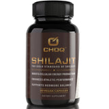 CHOQ® Shilajit - Over 50% Fulvic Acid, 500 mg Vegan Capsules, Energy, Brain, Focus, Collagen, Hormones, Mitochondrial Function, Urolithin A, Lab-Tested