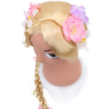 STYLER Long Blonde Rapunzel Wigs For Kids - Princess Girl Costume Cosplay Fairytale Ball Braid Wigs For Halloween Christmas Party Hair