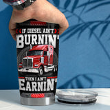 SANDJEST Truck Driver Tumbler 20oz Stainless Steel Insulated Travel Mug Cup for Men Dad Husband Trucker Gifts for Birthday Christmas Fathers Day