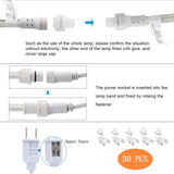 100ft LED Rope Lights Outdoor, 720 LED Connectable and Flexible Tube Lights with 8 Modes, Waterproof LED Rope Lighting for Garden, Patio, Pool, Bedroom, Party, Indoor Outdoor Christmas Decor (Green)