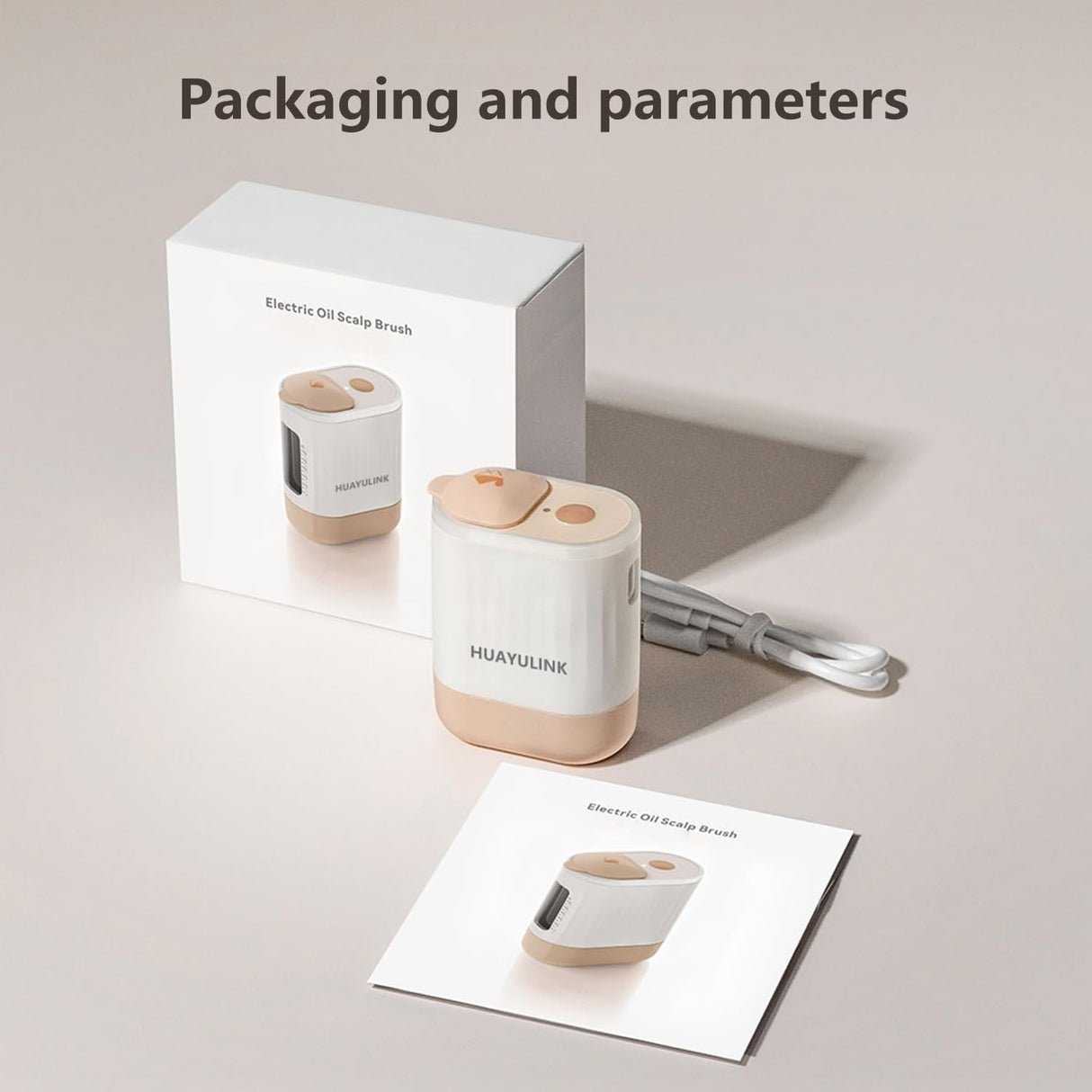 HUAYULINK Electric Hair Oil Applicator and Scalp Massager 2 in 1,Scalp Applicator Brush,Scalp Oil Applicator for Hair,Not Suitable for high Concentration and Viscous Oils