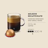 Nespresso Vertuo, Melozio Decaf, Medium Roast, 30-Count Espresso Pods