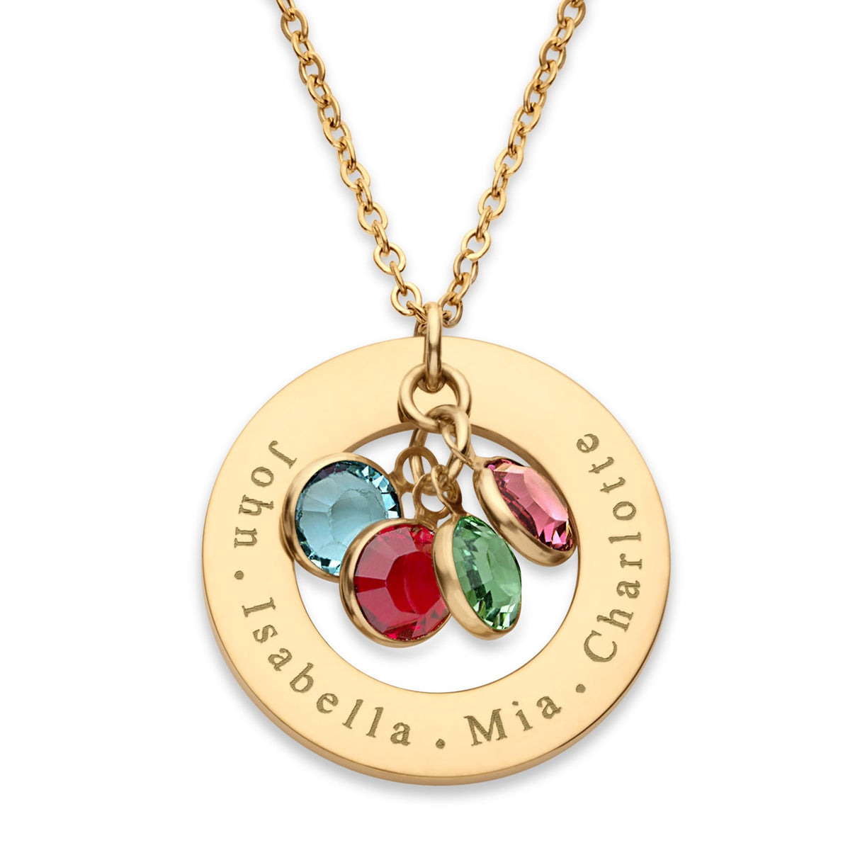 Birthstone Necklace for Mom, Women, Mothers Day Gift, Personalized Jewelry