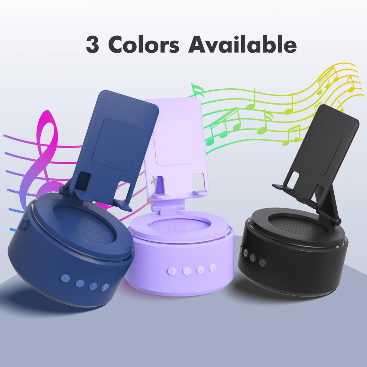 Gifts for Men Dad Him Husband Christmas - Bluetooth Speaker with Phone Stand - Anniversary Birthday Gift for Teen Boy Boyfriend Women, Mens Stocking Stuffers - Ideal for Home/Kitchens/Outdoor/Desk