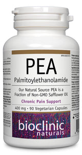 Bioclinic Naturals Pea Palmitoylethanolamide 400 mg 90 Vegetarian Capsules