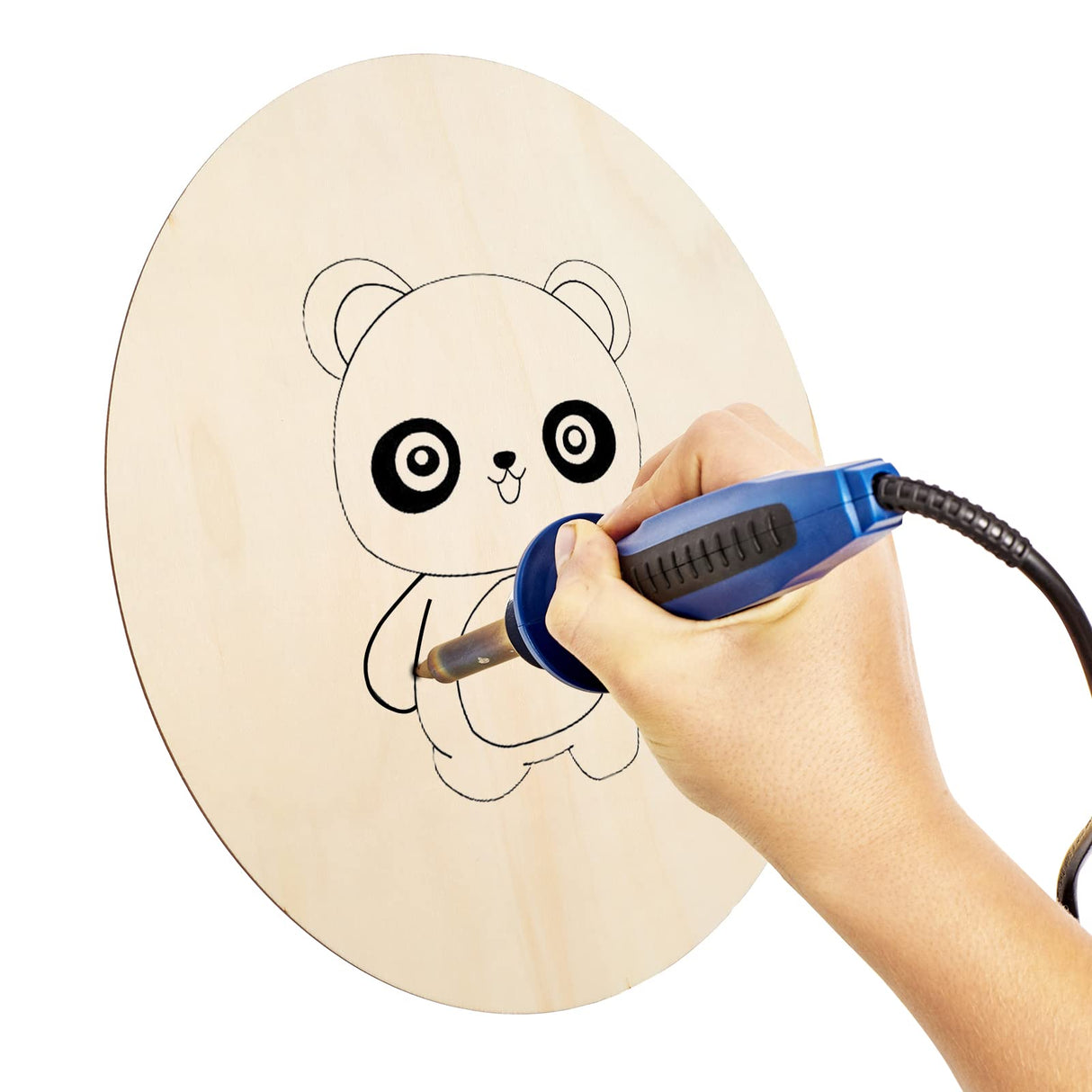 Whaline 18 Inch Wood Circles for Crafts 10Pcs Christmas Unfinished Round Wooden Discs Farmhouse Rustic Wood Sign 3mm Natural Blank Wood Slices for Winter DIY Painting Carving Art Craft Wood Burning