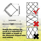 Bird Netting 20x30 Ft, 1/2In Mesh Garden Bird Netting, Fruit Tree Netting