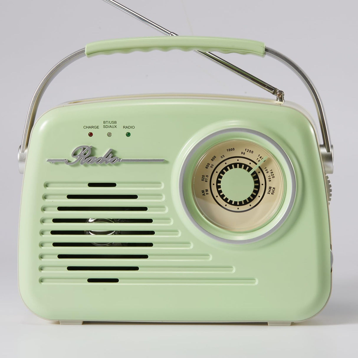 Small Radios Portable AM FM, Vintage Transistor Radio with Bluetooth, Battery Operated and Plug in Wall Retro Radio for Home/Outdoor, Large Dial Easy to Use, Christmas Seniors Gifts