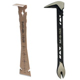 Spec Ops Tools Trim Bar, Pry Bar for Carpentry & Nail Pulling, High-Carbon Spring Steel, Beveled Edges, 9.5" Multi Pack