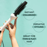 Instyler Freestyle Ceramic Styling Wand | Salon Quality at Home | Ionic Tip Barrel | Dual Voltage Tool | Ceramic Heated Bristles | Frizz Reducing Brush