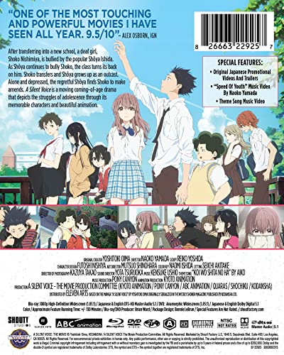 A Silent Voice: The Movie - Limited Edition Steelbook [Blu-ray + DVD]