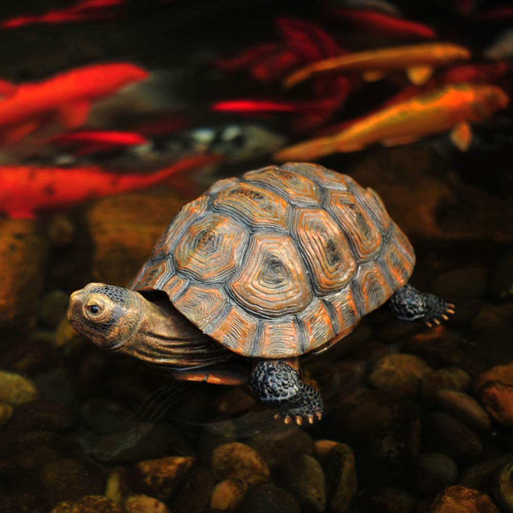 Danmu 1Pc of Polyresin Tortoise Statue 12 9/10" x 9 2/5" x 5 1/2"
