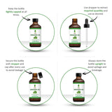 SVA Oregano Essential Oil – 4 Fl Oz – 100% Natural Oregano Oil - for Diffuser, Hair Care, Face, Skin Care, Aromatherapy, Scalp and Body Massage, Soap and Candle Making – with Dropper