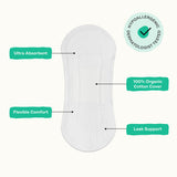 The Honey Pot Company - 120 ct - Herbal Everyday Panty Liners for Women - Infused w/Essential Oils for Cooling Effect & Organic Cotton Cover - Feminine Care - FSA & HSA Eligible