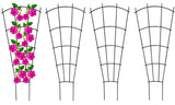 Mklsit 24" Metal Plant Trellis for Climbing Plants Support, 4 Pack