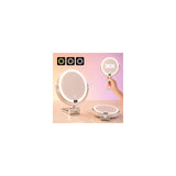 ELYYSORA 1X/30X Makeup Mirror with Lights, Rechargeable Magnifying Mirror