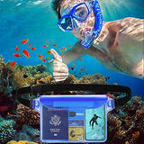 AiRunTech Waterproof Pouch with Waist Strap (2 Pack) | Beach Accessories Best Way to Keep Your Phone and Valuables Safe and Dry | Perfect for Boating Swimming Snorkeling Kayaking Beach Pool Water Park