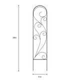 Zhongma 4 Pack 36" Metal Plant Trellis for Potted Plants Climbing,Indoor and Outdoor Fence Plant Support Trellis for Flower and Vagetable