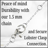 To My Daughter Necklace From Dad With Heartfelt Message, (LED, Fan Forever)