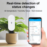 Haozee Intelligent Soil Moisture Sensor, 3 Pack, Zigbee Hub Required