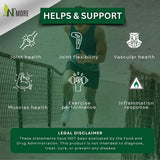 N'More Avocado Soybean Unsaponifiables Joint Health Supplement 400 mg, Non-GMO, Dairy, Gluten & Shellfish Free, 60 Day Supply, One Capsule Per Day
