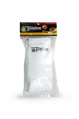 Tandem Sport Volleyball Elbow Pads - Volleyball Pads for Floor Burns and Bruises - Non-Bulky Volleyball Elbow Pads - White