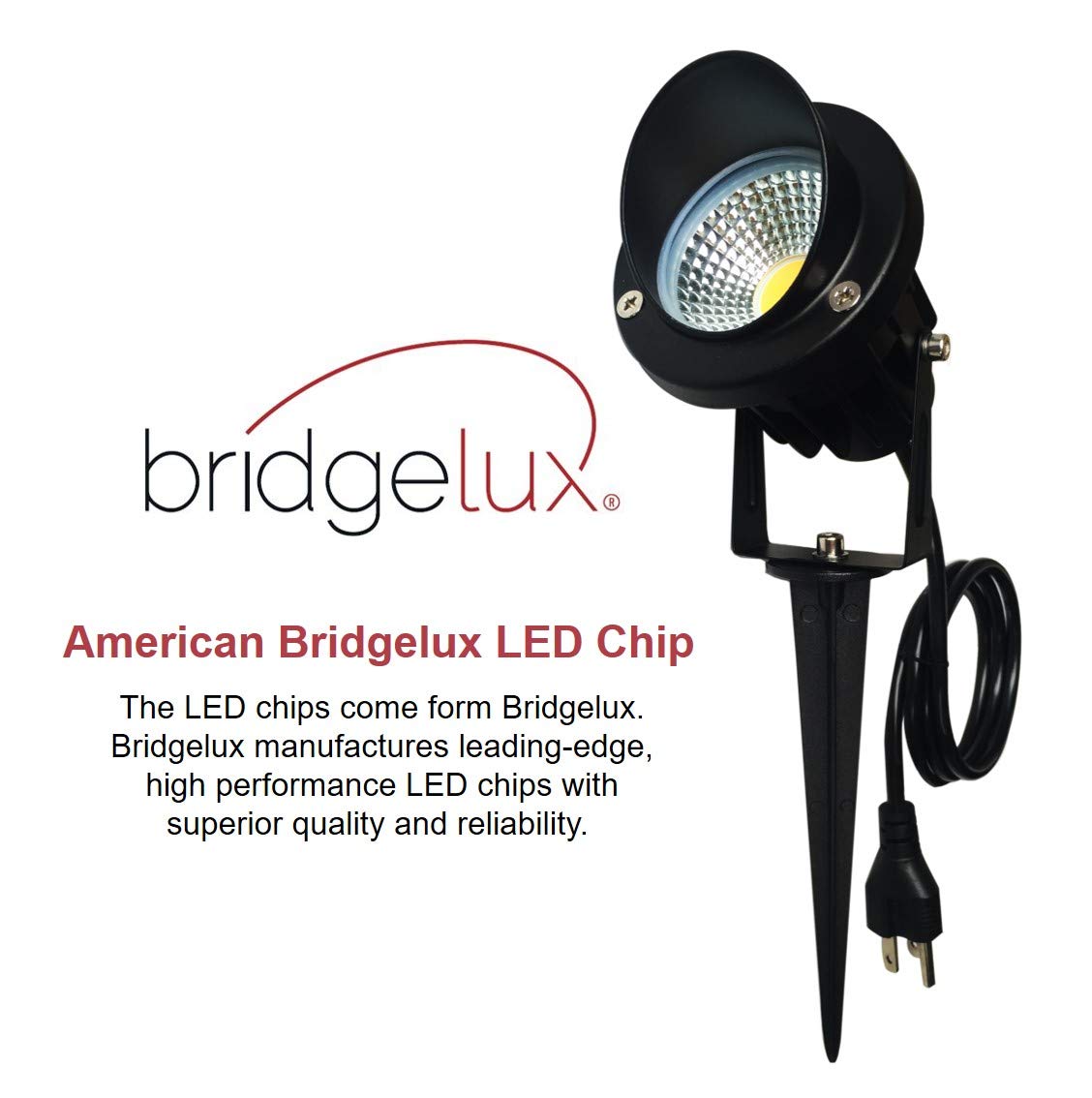 Color LED Outdoor Landscape Spotlight Remote 10W RGB Waterproof Spot Light for Yard Tree Garden Halloween Christmas Lighting, 120V